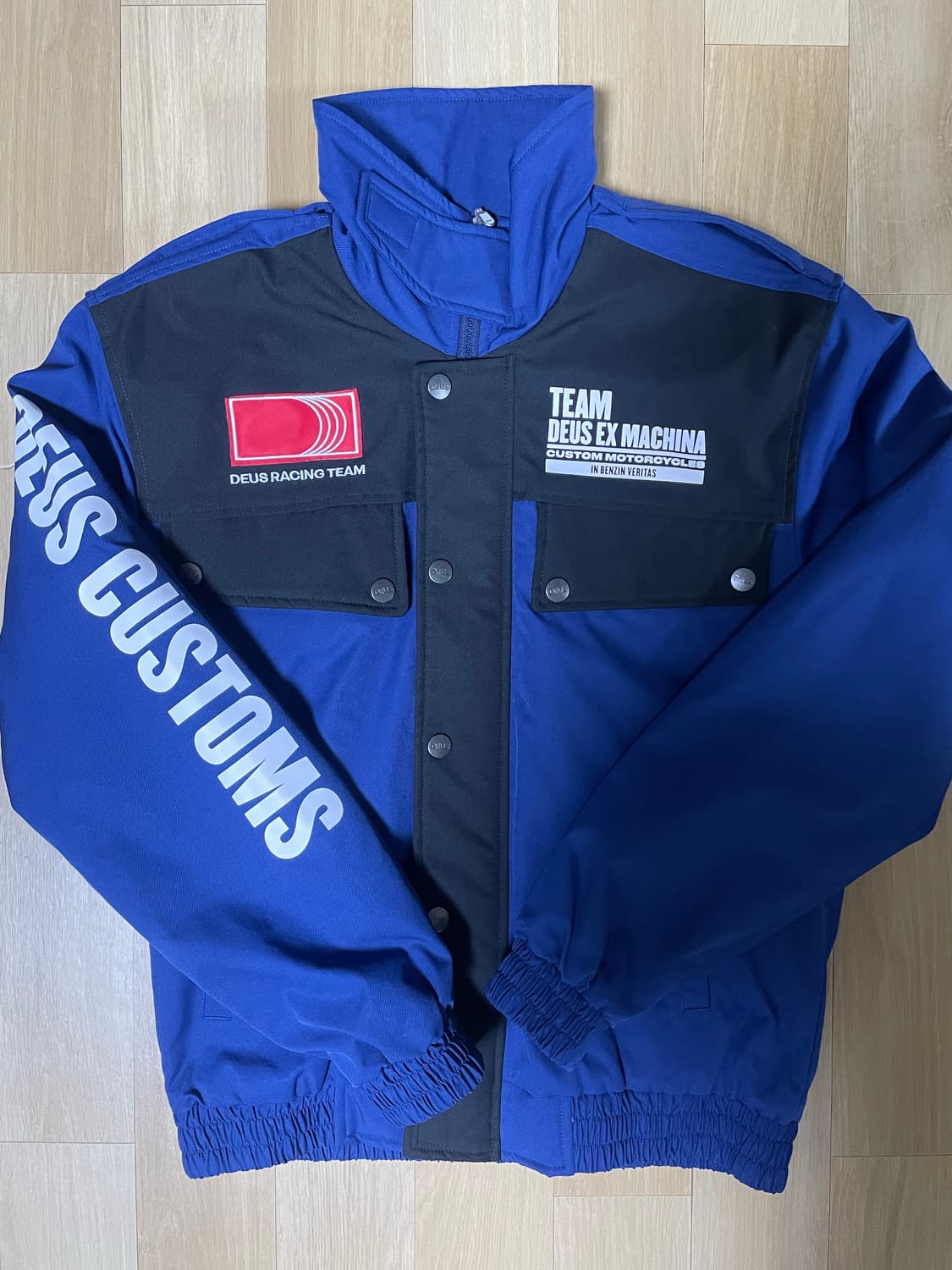데우스엑스마키나 팀 레이싱 자켓 에스테이트 블루 상품이미지4