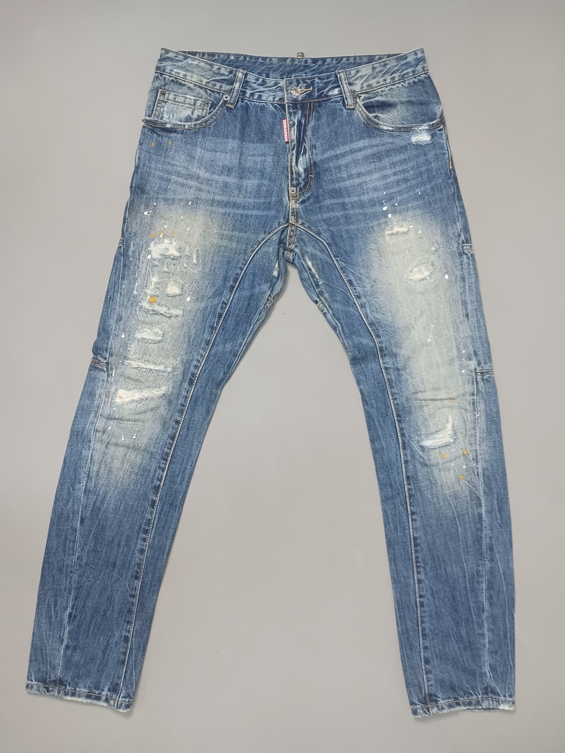 [34] 디스퀘어드2 스티치 디스덧댐 바이커진 청바지 상품이미지1