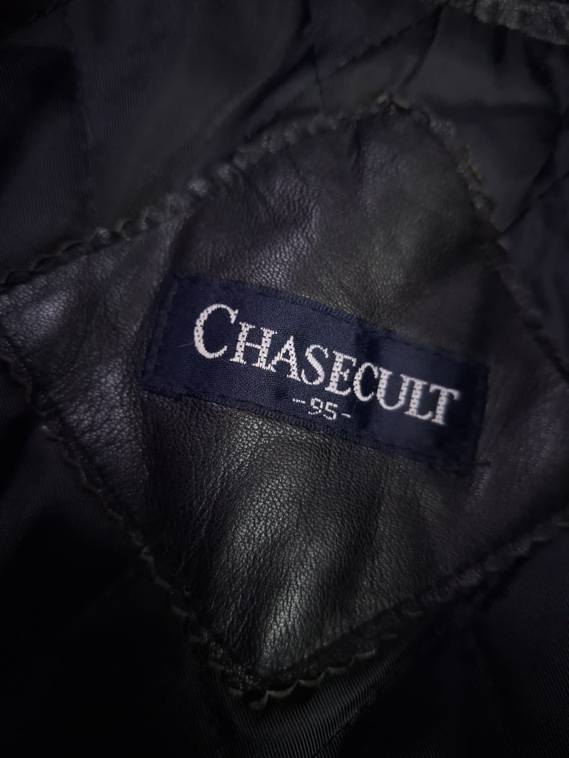 90's 국내산 리얼램스킨 봄버자켓 상품이미지2