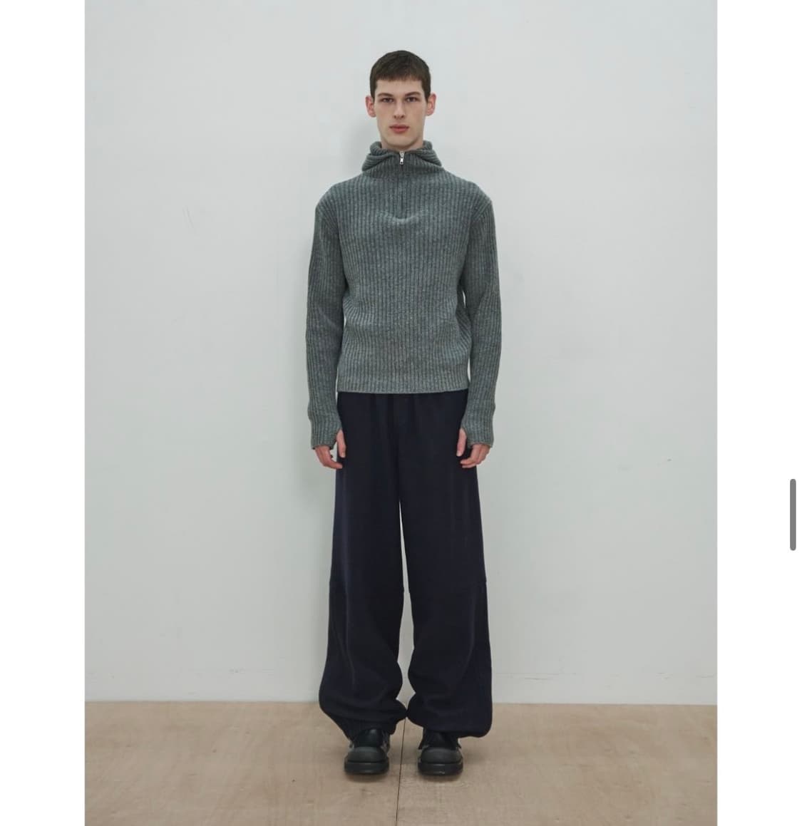 문선 바라클라바 니트 M 상품이미지2