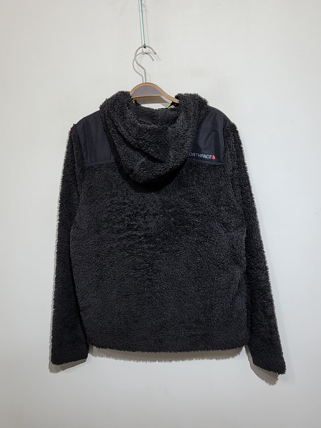 (S) 노스페이스 플리스 점퍼 배색 뽀글이 후리스 후드자켓  상품이미지6