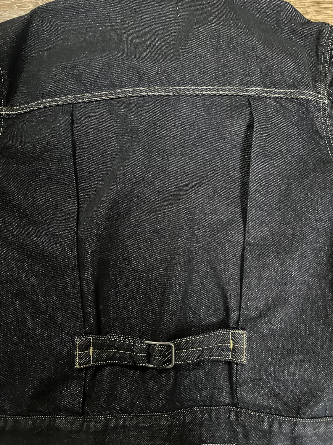 깡 플랙 콜라보 K91 린스드 데님 자켓 상품이미지7