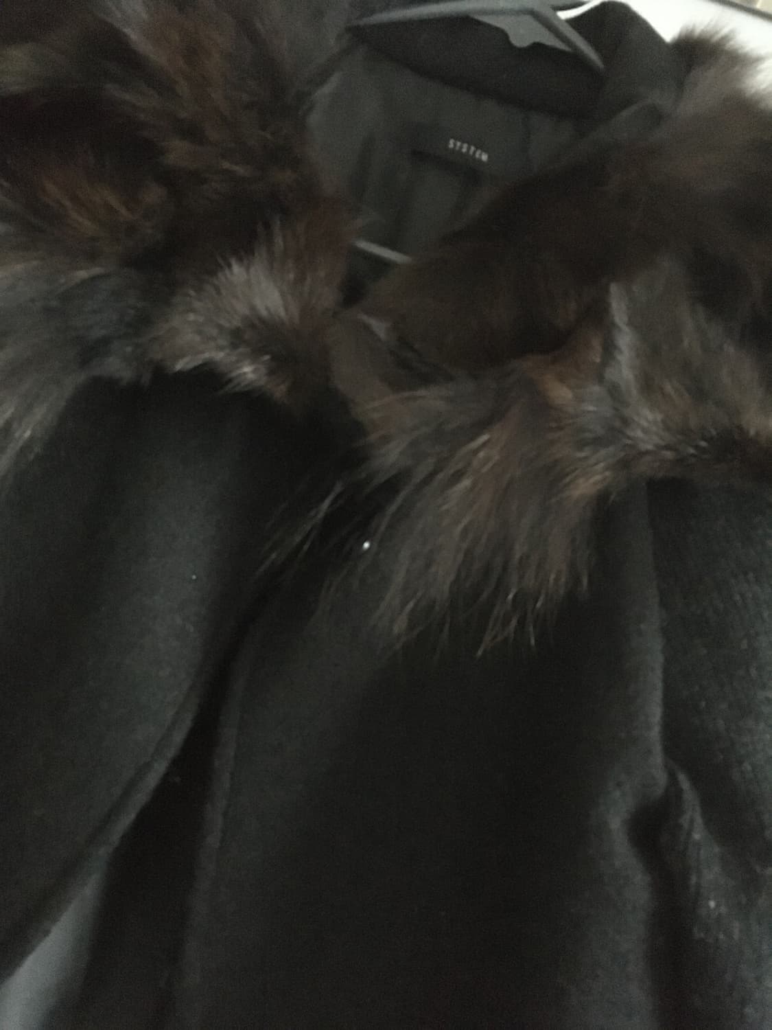 시스템 여우털 크롭 자켓 가디건 44-55 상품이미지4