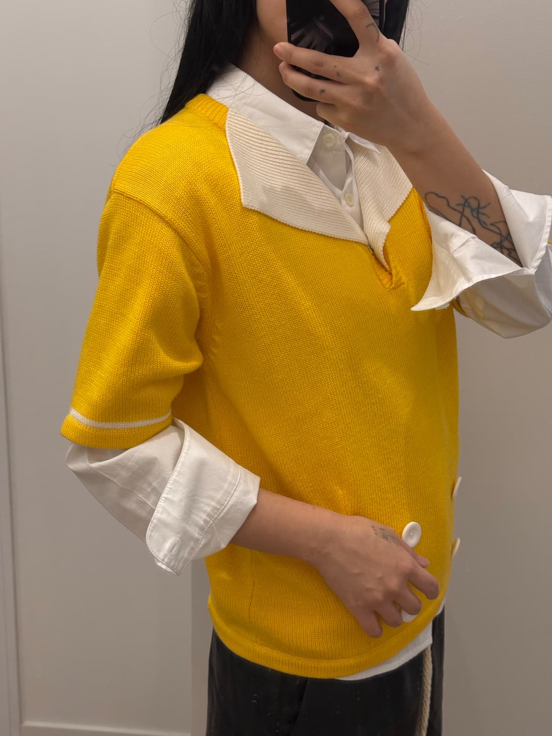 빈티지 세일러 니트 탑 상품이미지4