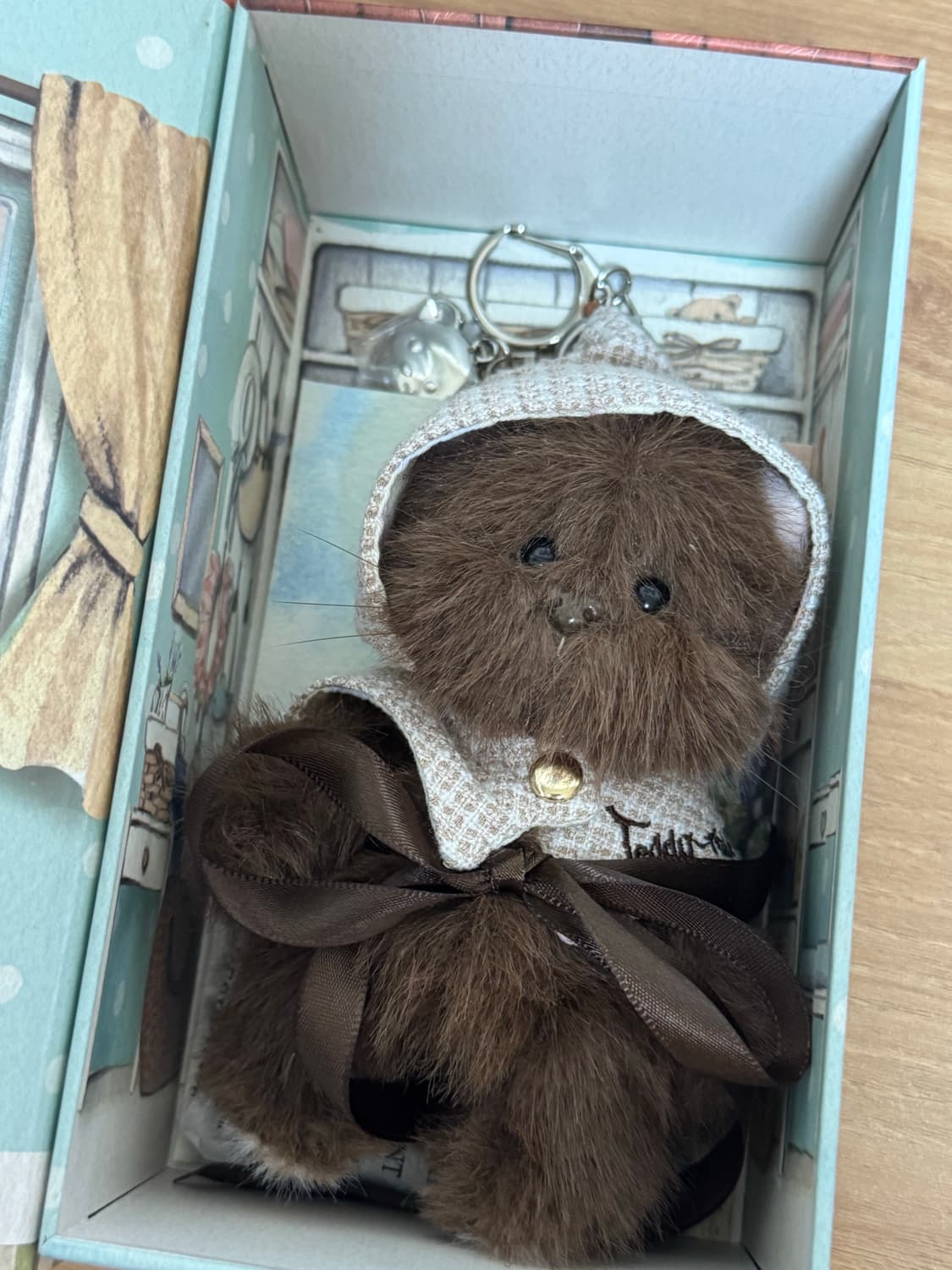 테디테일즈 후디 키링 망토 티라미수 XXS 새상품 (99000원) 상품이미지7