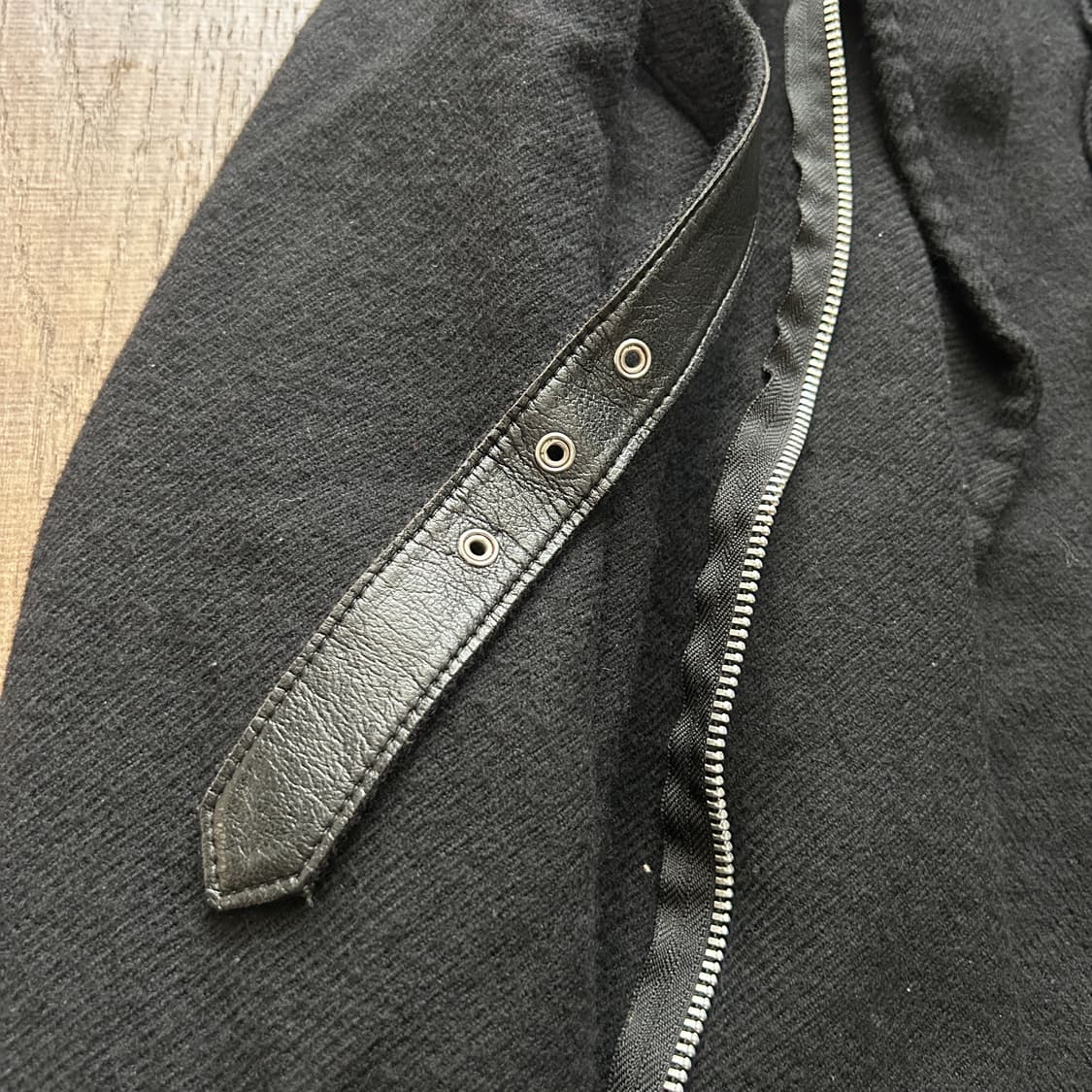 Fulling Wool Belt Rider Jacket 상품이미지5