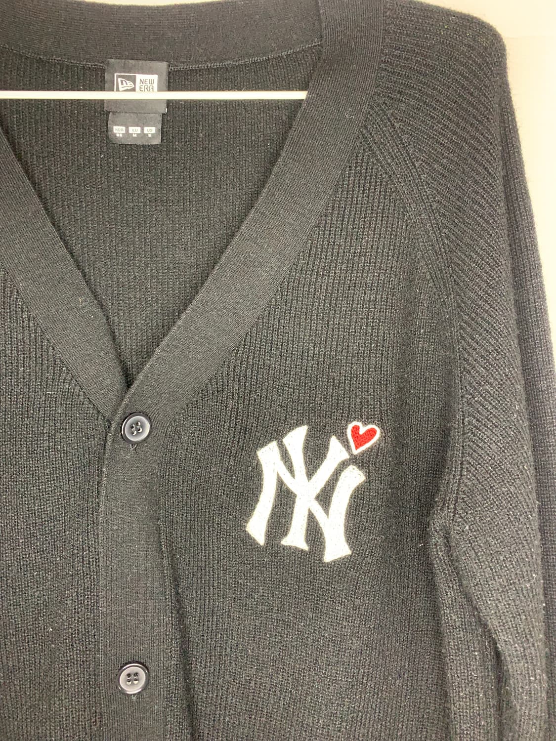 뉴에라 NY 양키스 블랙 가디건 상품이미지2