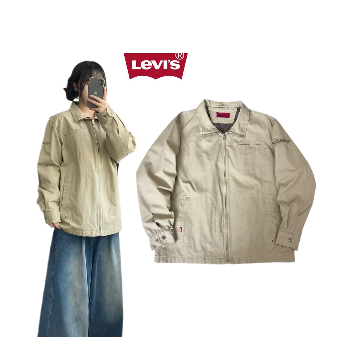 리바이스 레드탭 포켓 스윙 집업 자켓 상품이미지1