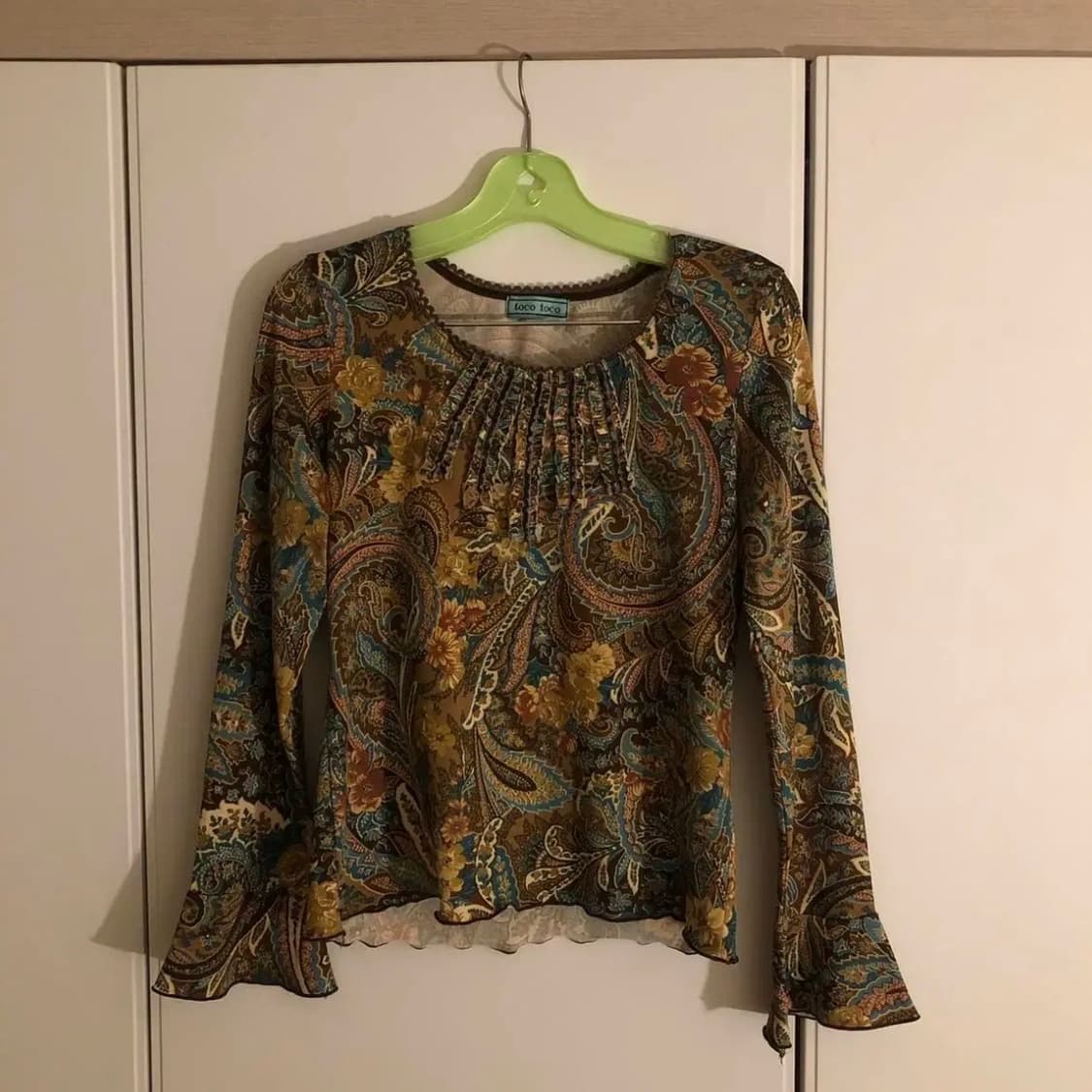 빈티지 오리엔탈 히피 에스닉 패턴 탑 상품이미지2