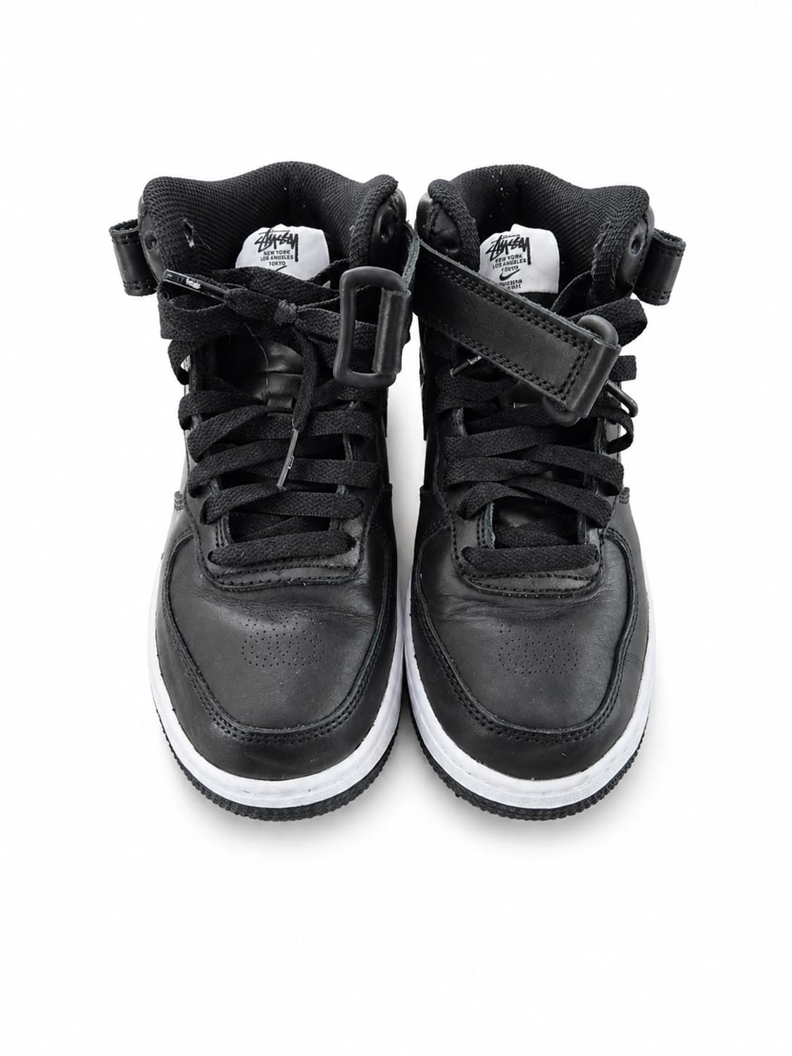 나이키 에어포스1 미드 스투시 블랙 상품이미지1