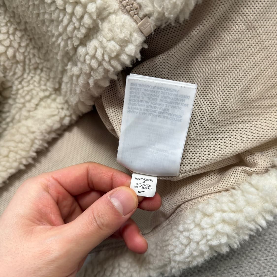 나이키 더블 스우시 쉐르파 크롭 플리스 자켓 상품이미지4