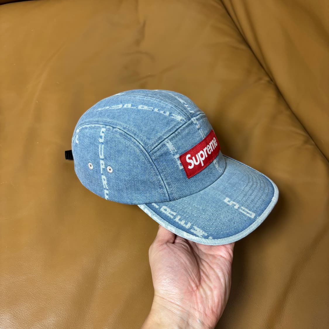 Supreme 슈프림 데님 캠프캡 모자 (Washed Denim) 상품이미지3