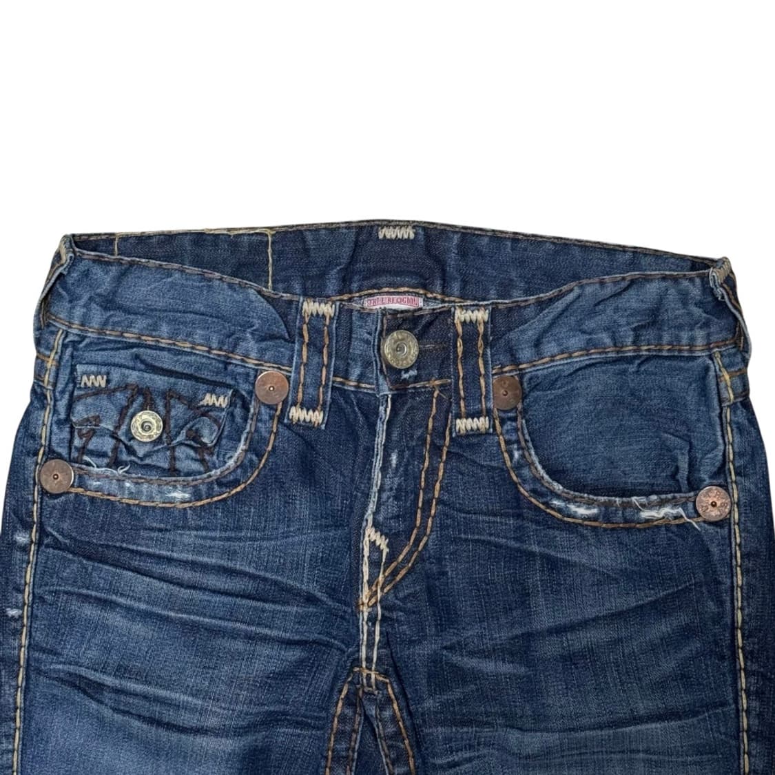 트루릴리젼 월드투어 조이 슈퍼티 플레어 부츠컷 데님팬츠 상품이미지5