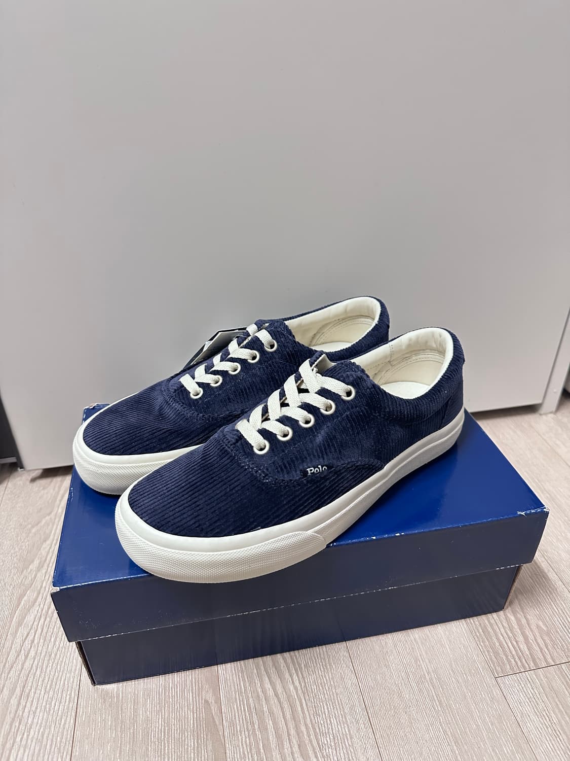 폴로 keaton 코듀로이 스니커즈 250 사이즈 새상품 상품이미지1