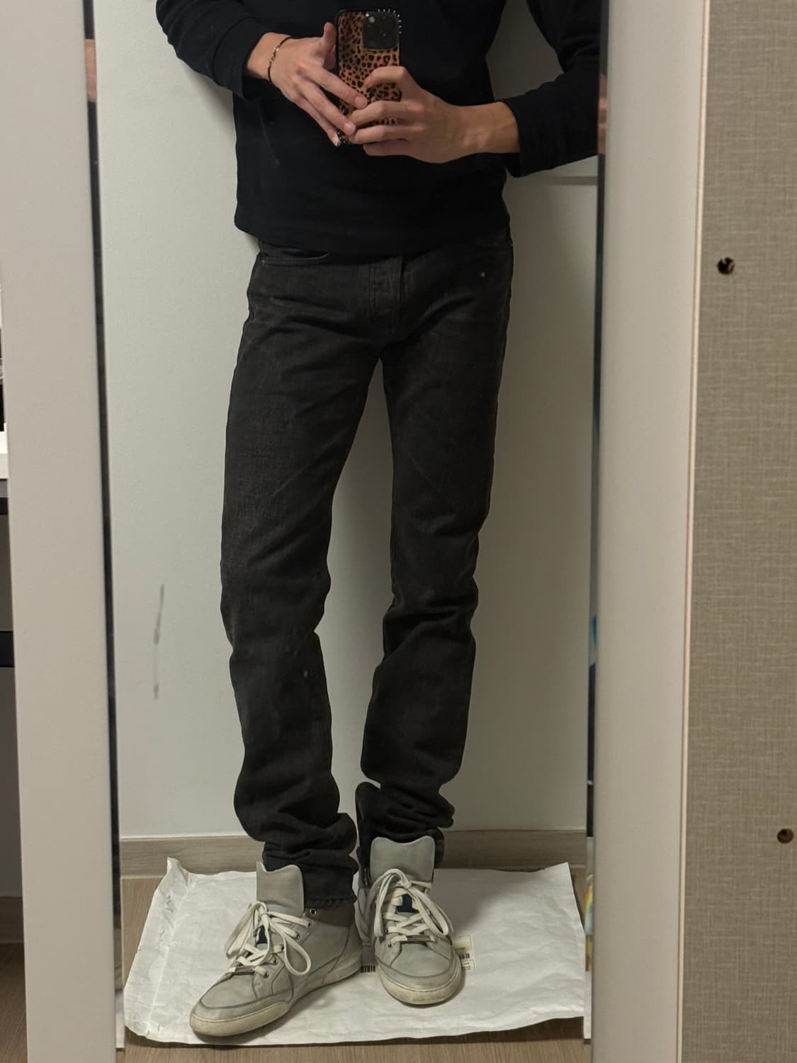 dior homme grey hightop sneakers 상품이미지1