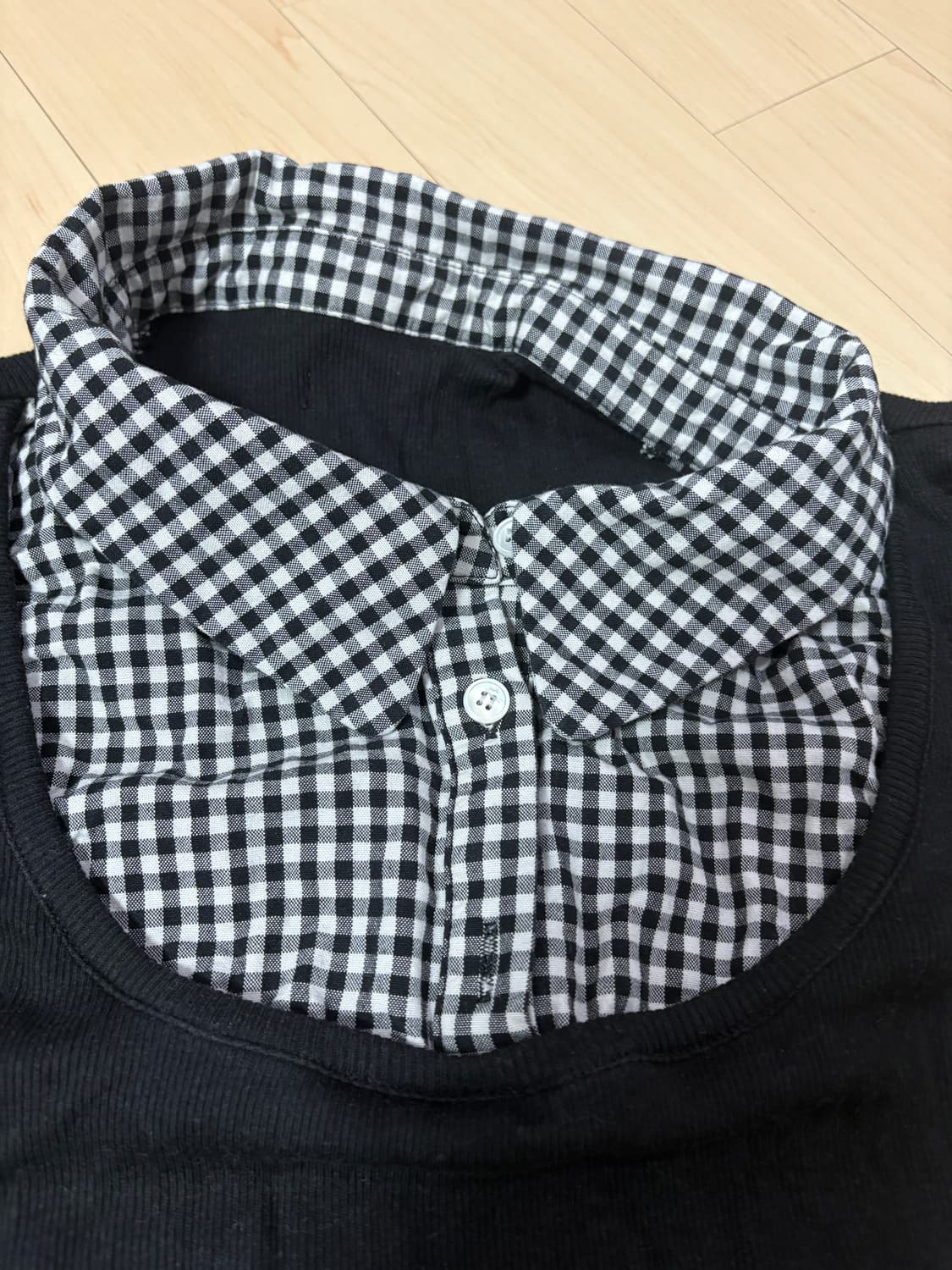 인앤양하모니 레이어드 반팔 상품이미지2