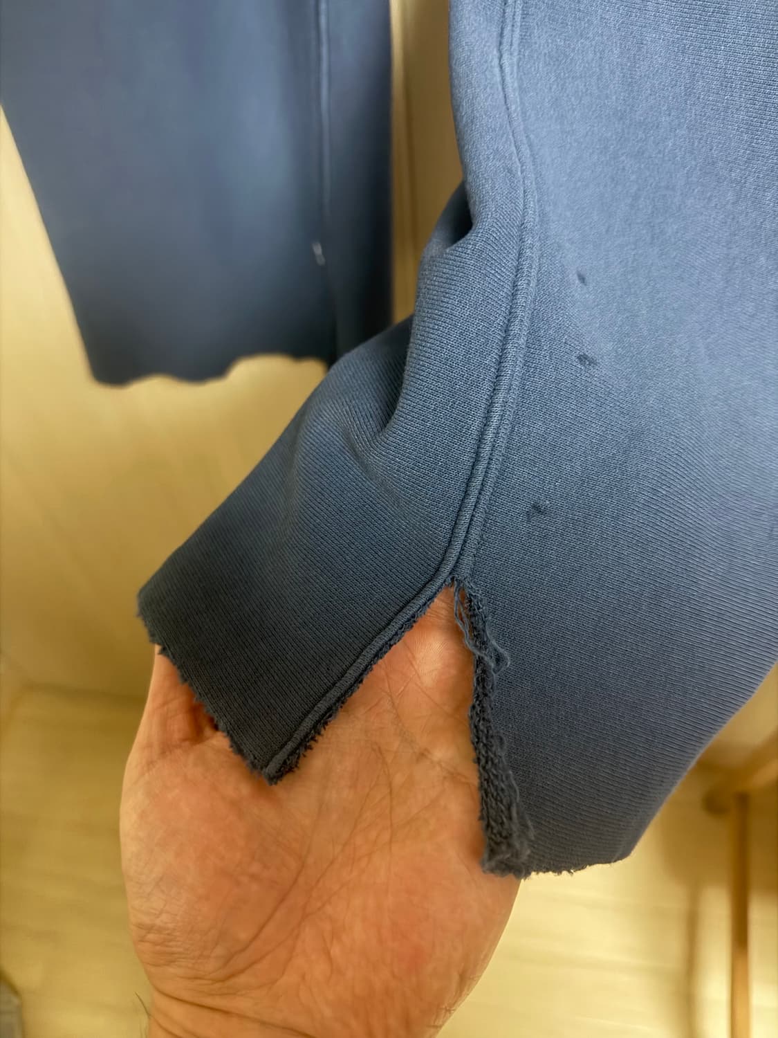 메종 마르지엘라 25ss 네이비 페인트 스플리터 스웨트 팬츠 상품이미지6