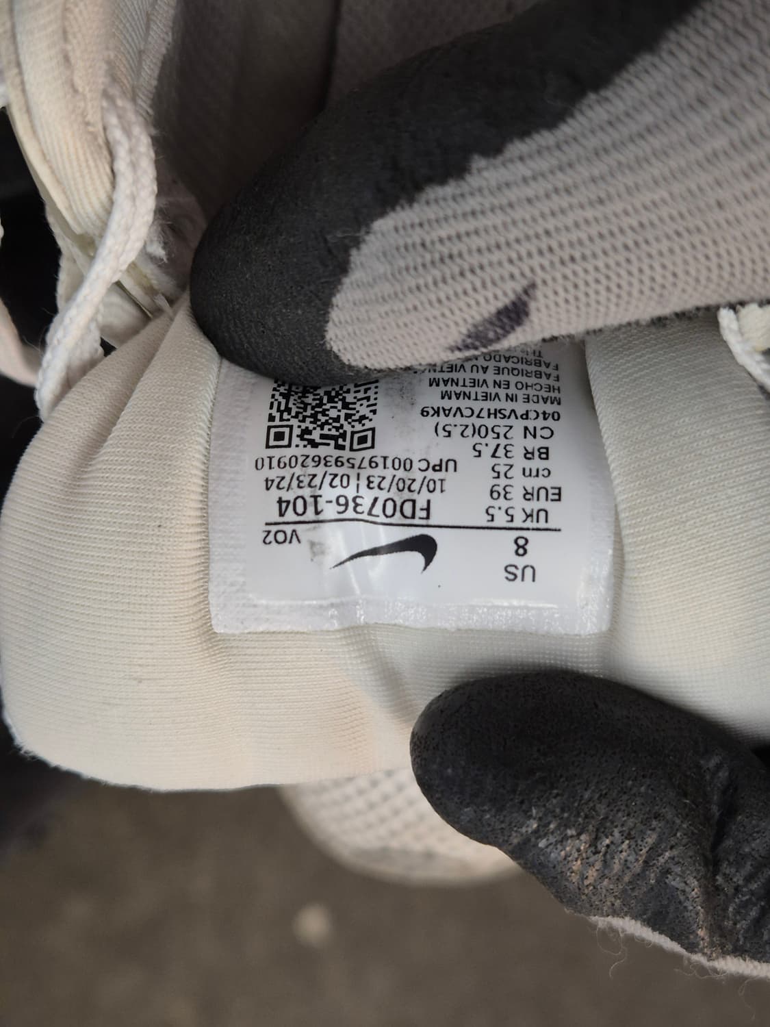 나이키 테크 헤라 화이트 실버 250 상품이미지7