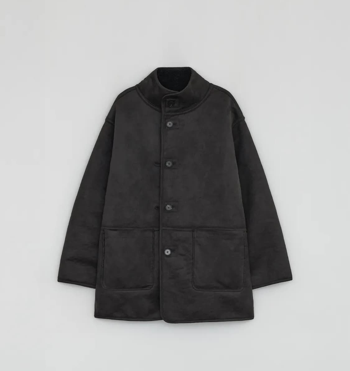 로우타이드 리버시블 무스탕 블랙 상품이미지2