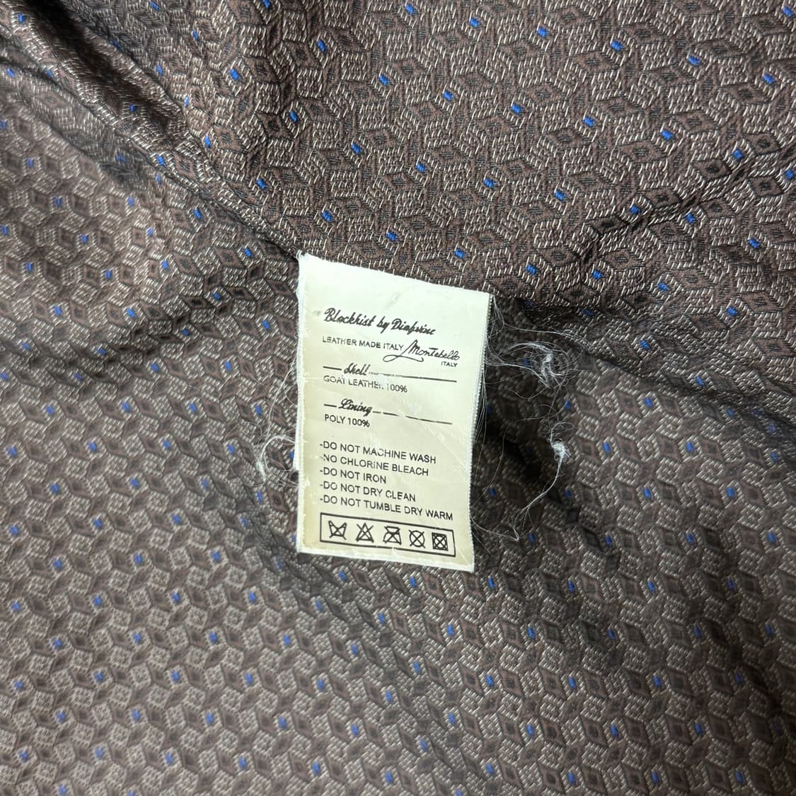 VINTAGE NAPOLEON  GOAT LEATHER JACKET 상품이미지4