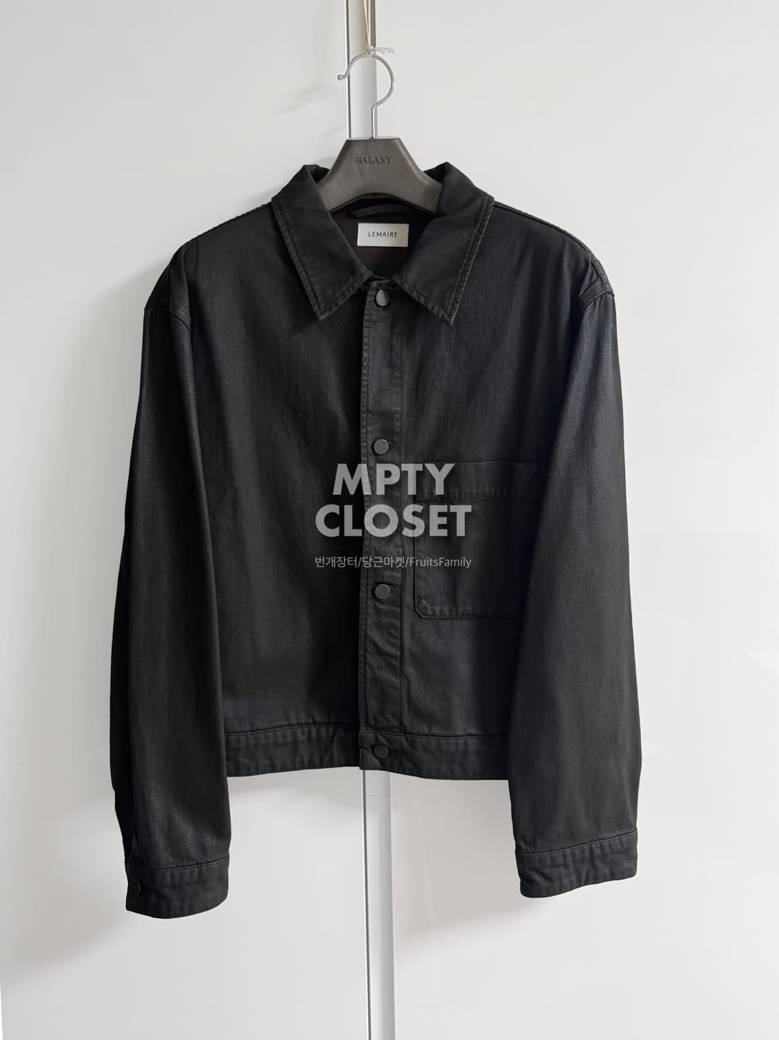 [XL] 르메르 박시 코티드 데님 트러커 카키브라운 상품이미지2