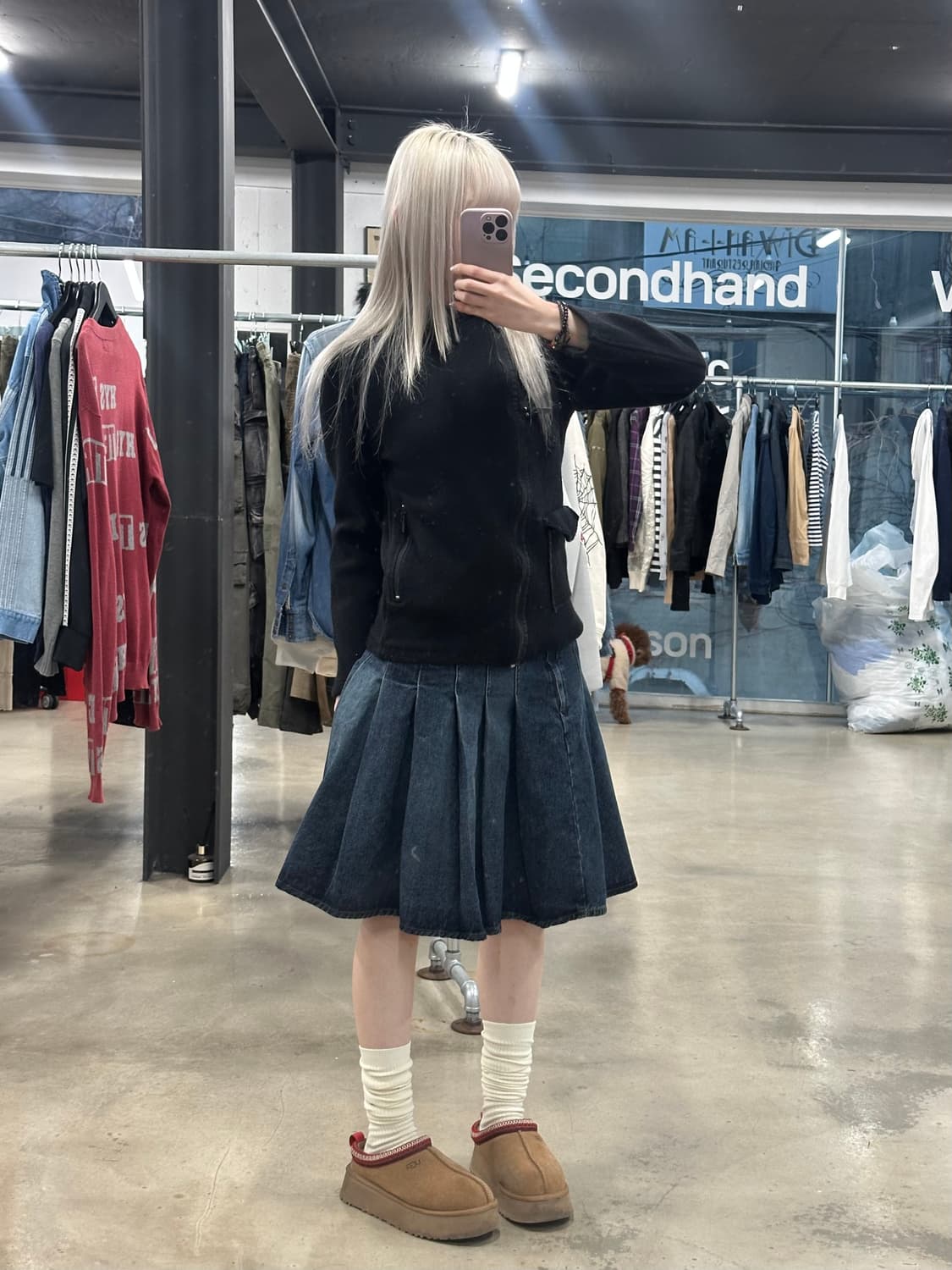  Zara 블랙 울 라이더 자켓 상품이미지1