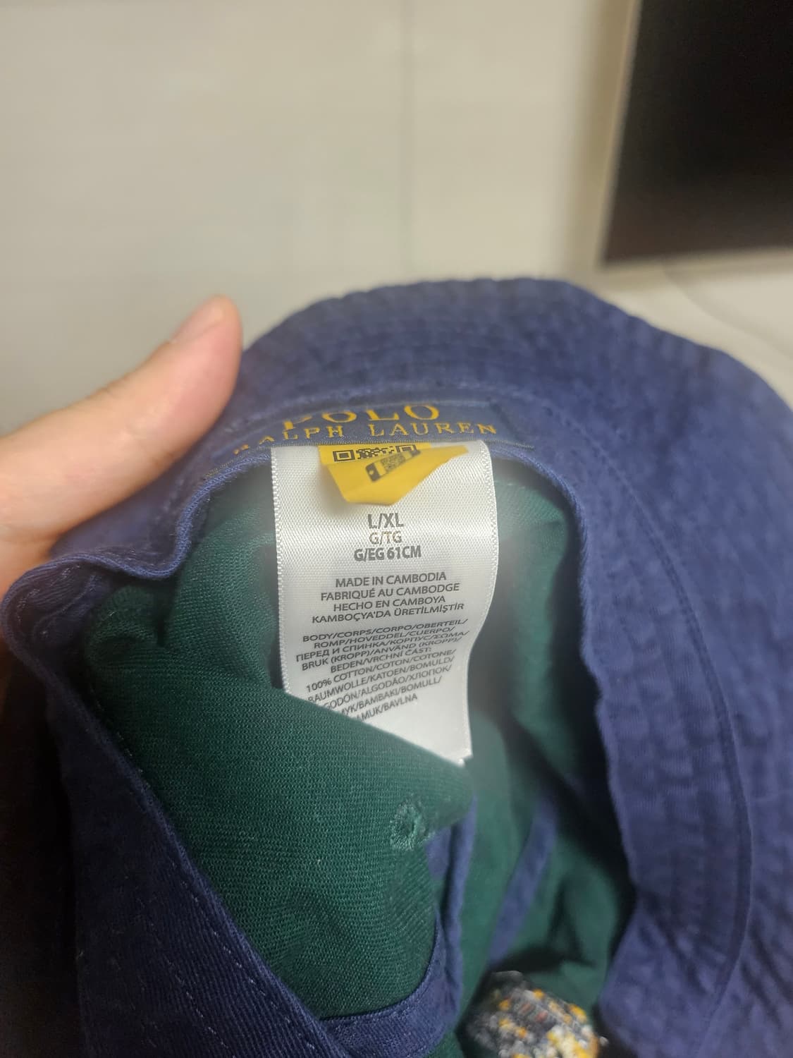 폴로 곰돌이 버킷햇 팝니다 상품이미지1