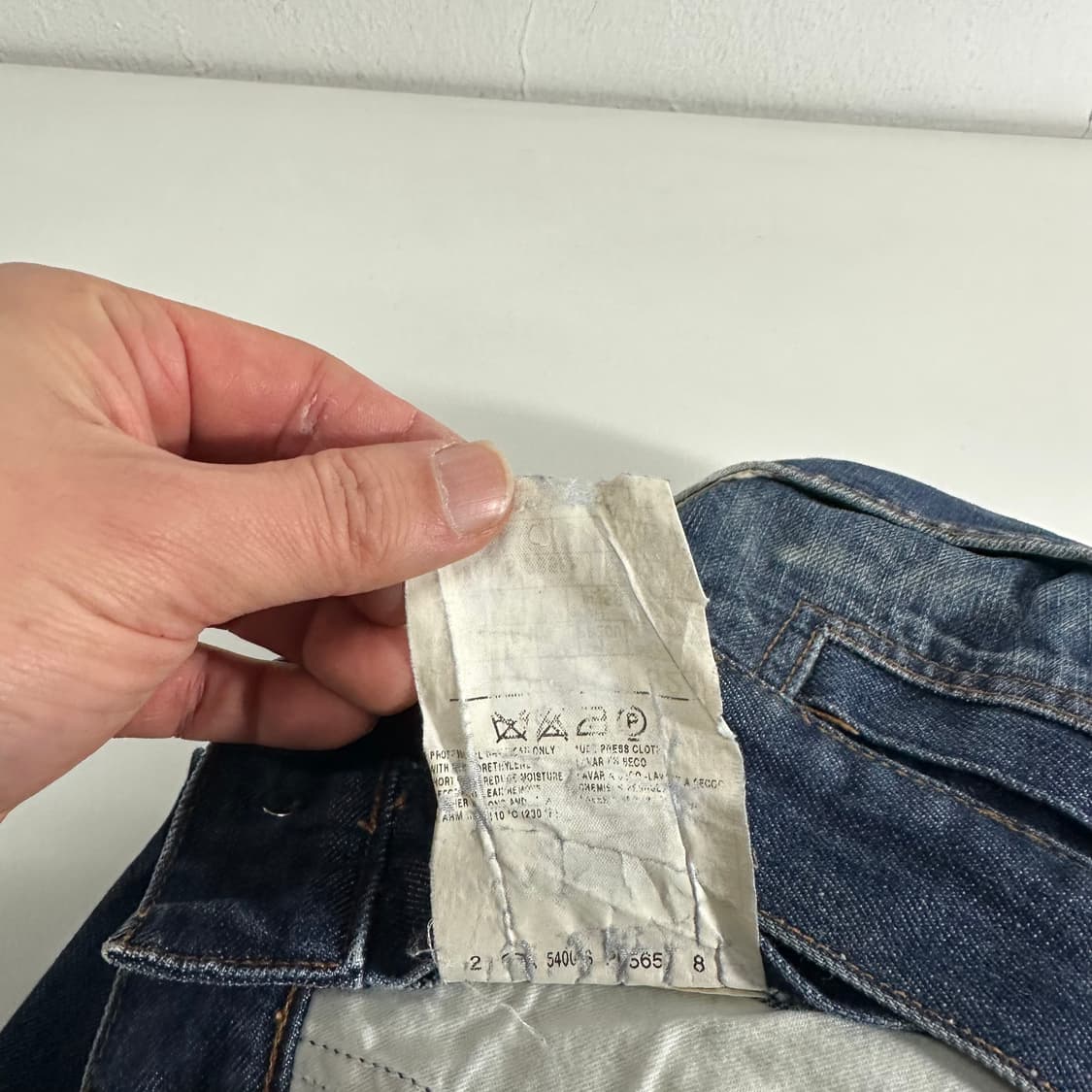 32 제냐 인디고 일자핏 데님팬츠 상품이미지8