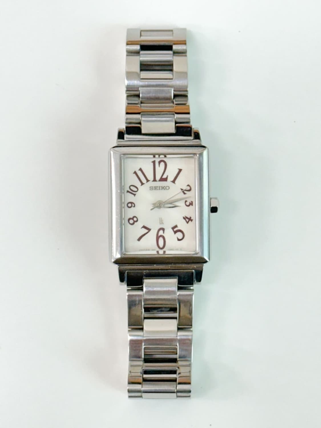 seiko / 세이코 루키아 스퀘어 실버 쿼츠 여성 시계 상품이미지4