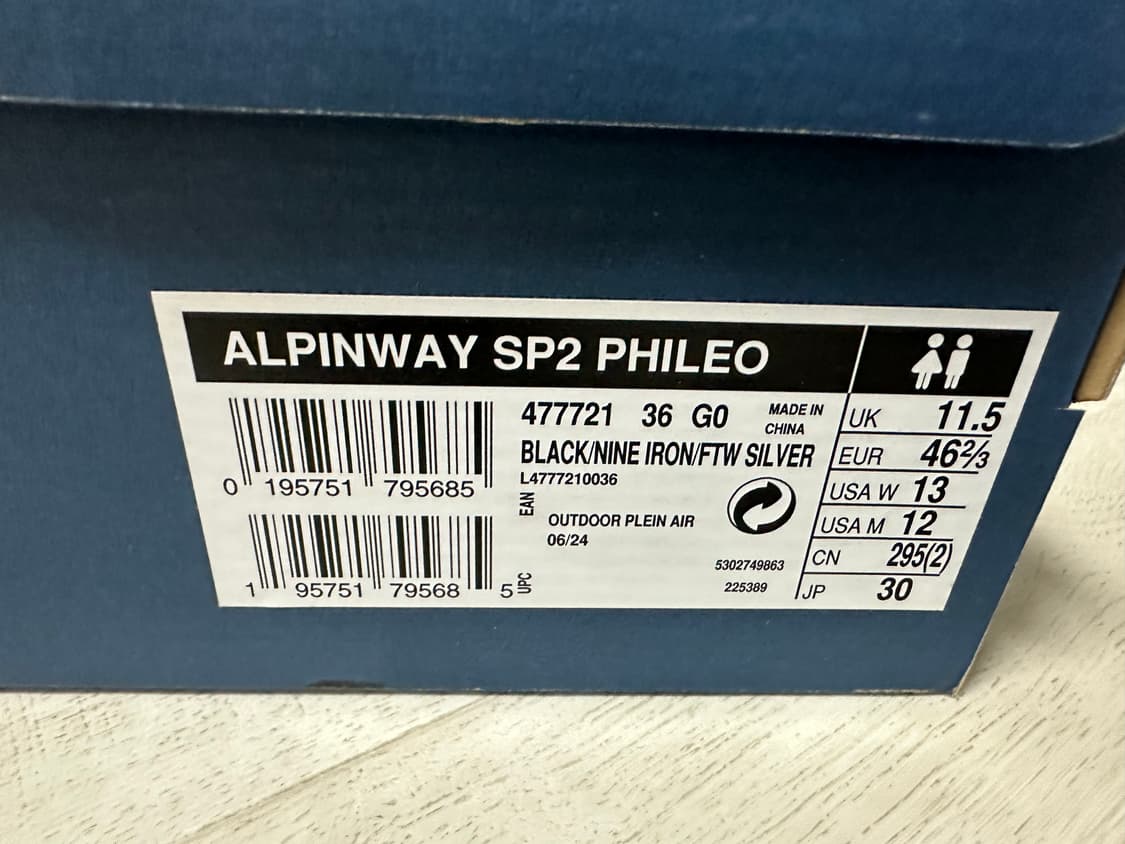 [300] 살로몬 x 필레오 알파인웨이 SP2 블랙 나인 아이언 상품이미지9