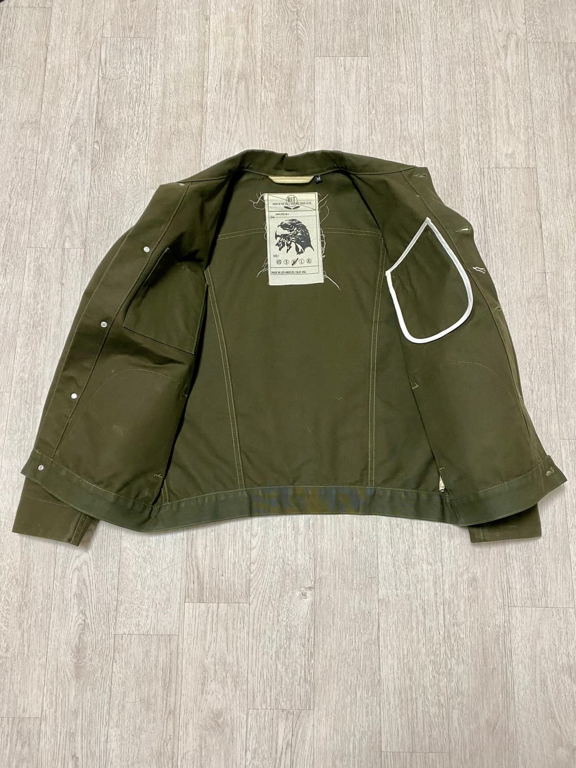 로그 테리토리 왁스 자켓 상품이미지3