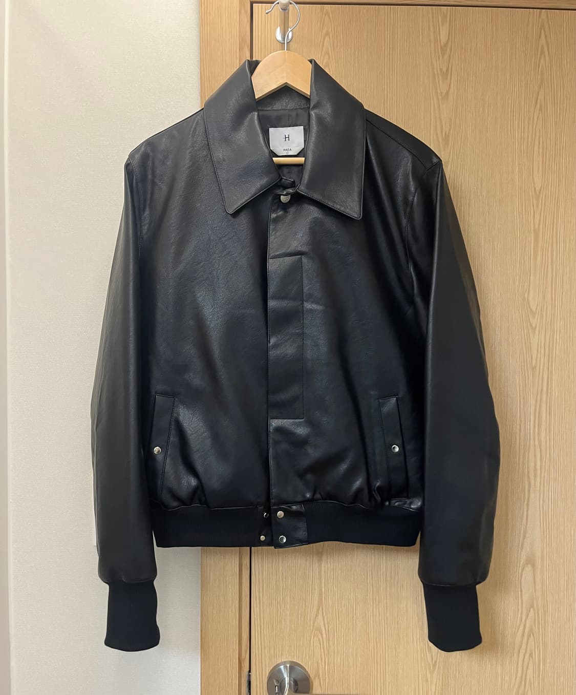 hae.a 헤아 가죽자켓 상품이미지2
