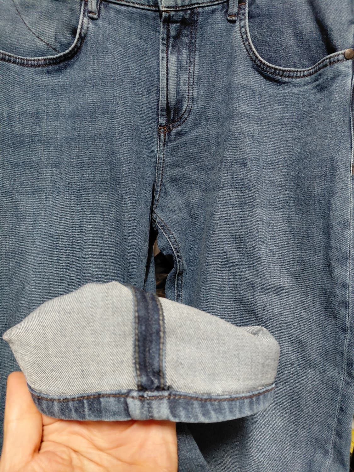 [마시모두띠]레귤러핏 데님 청바지 유럽42(35)사이즈 상품이미지8