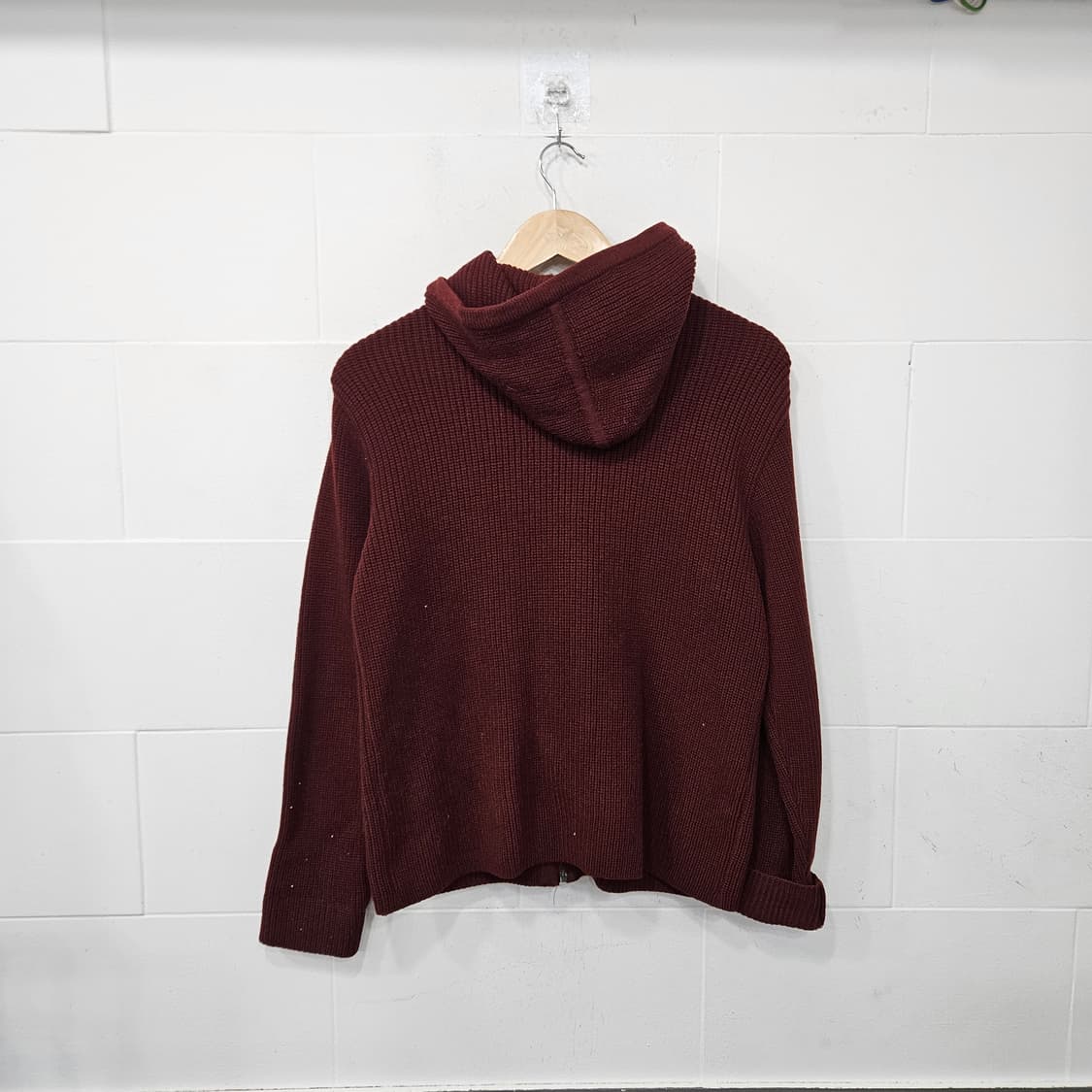 빈폴 버건디 후드 가디건 여성 상품이미지5