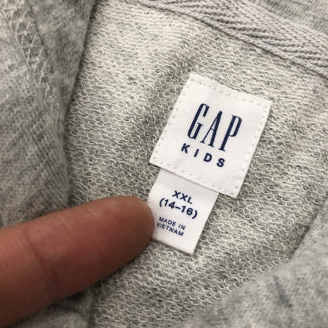 갭 걸즈 핑크 로고 후드집업 상품이미지3