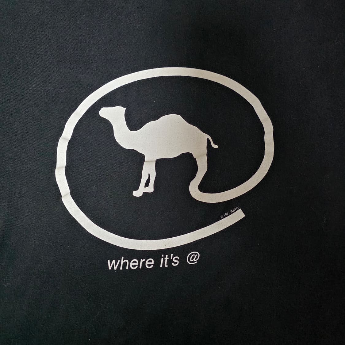 [XL] 90s 카멜 where it's @ 빈티지 티셔츠 ver 크롭2 상품이미지2