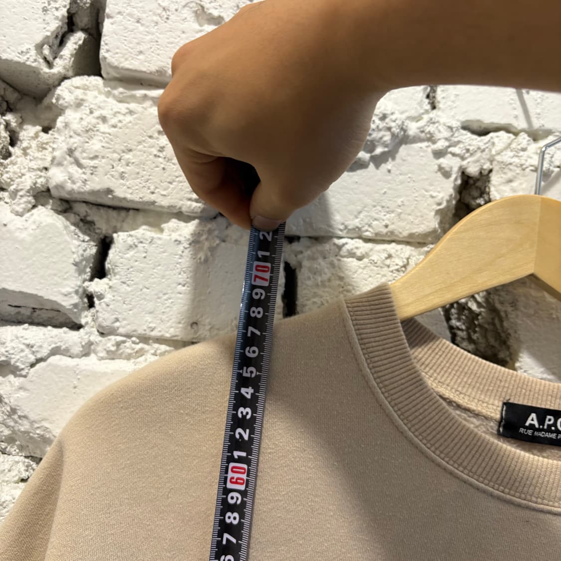 아페쎄 A.P.C 빅로고 맨투맨 상품이미지7