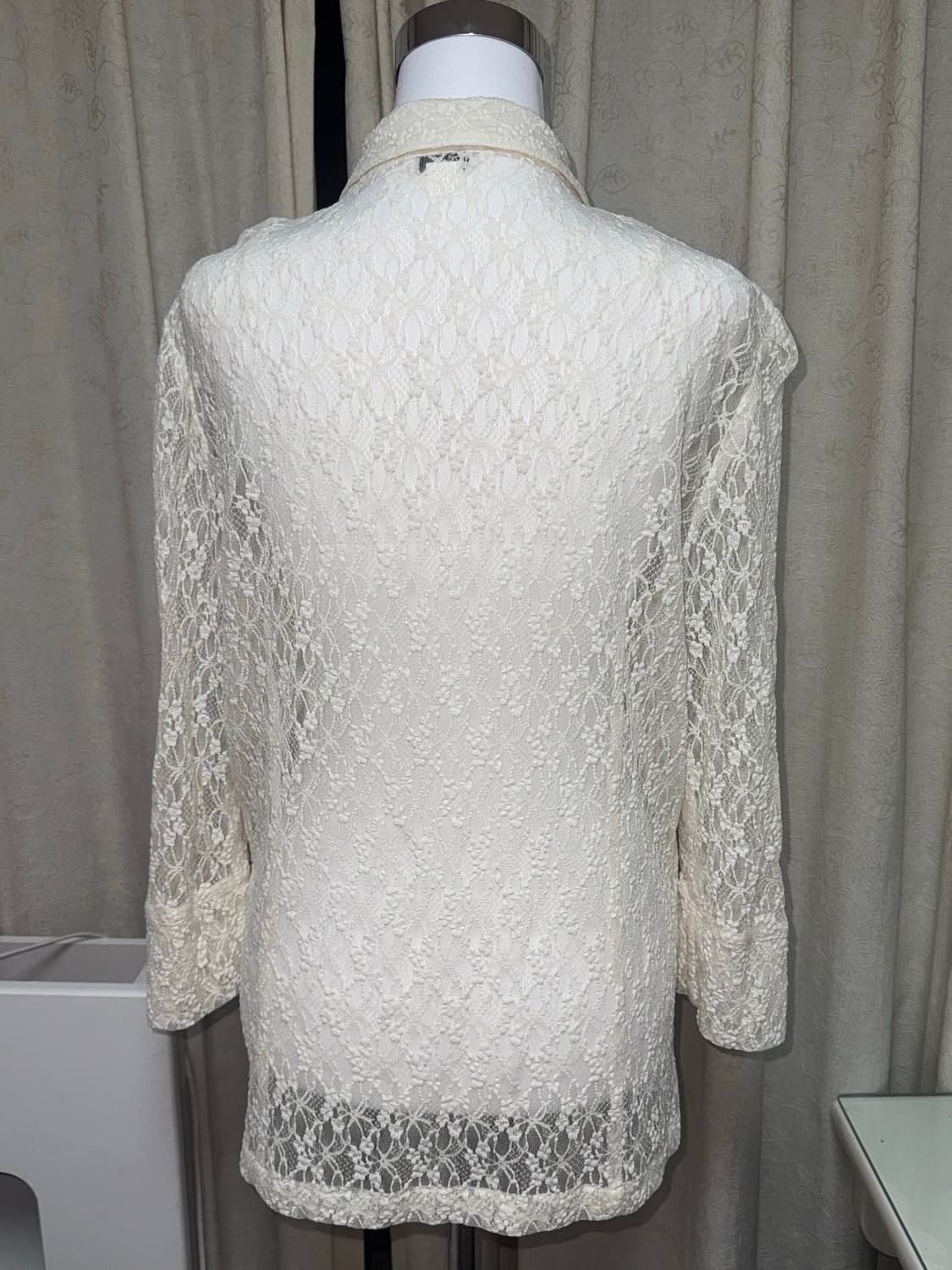 Flowers see-through shirt 상품이미지3