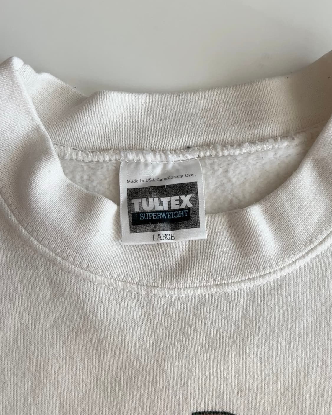 빈티지 USA TULTEX 위스콘신 배저스 스웻셔츠 L 상품이미지4