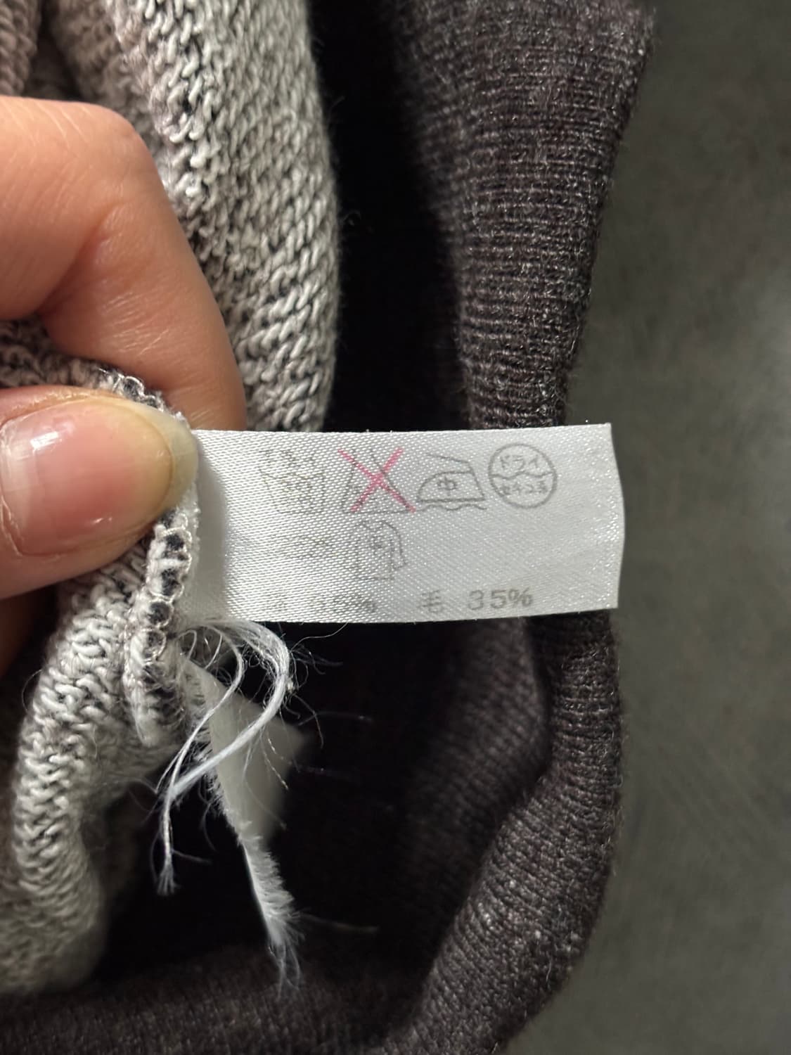 Y’s 요지야마모토 브라운 롱슬리브 상품이미지8