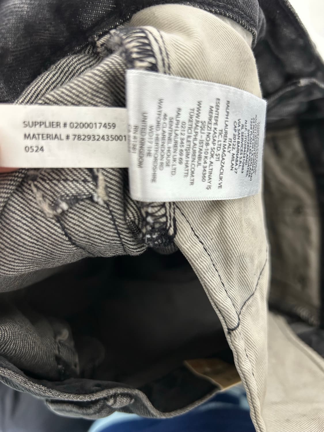 RRL 더블알엘 스트레이트핏 더스티 블랙 워시 상품이미지3