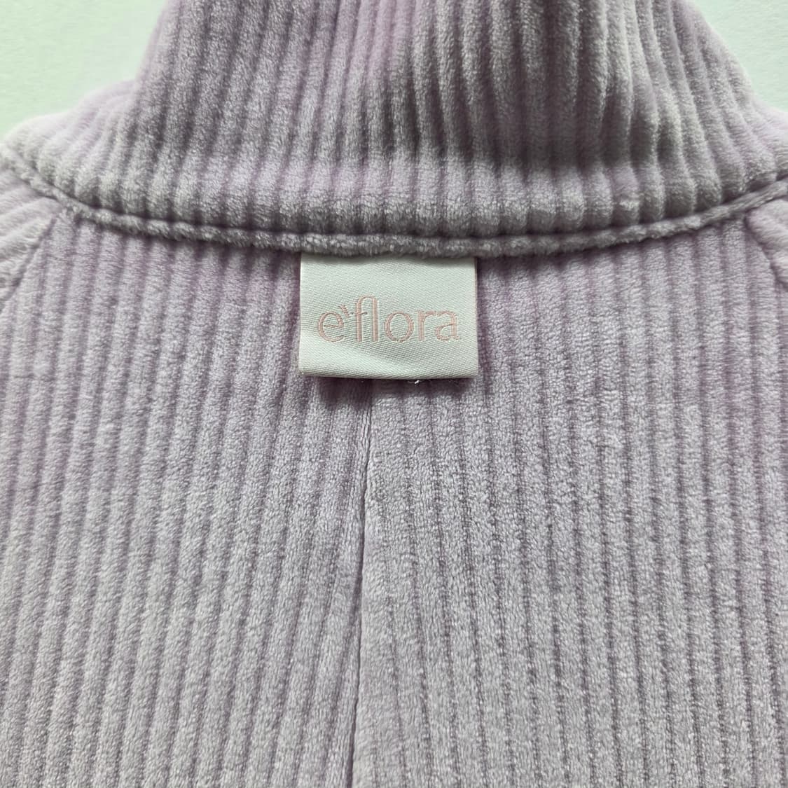 1332 eflora 이플로라 골지 집업 점프수트 M사이즈 / 여성 트레 상품이미지4