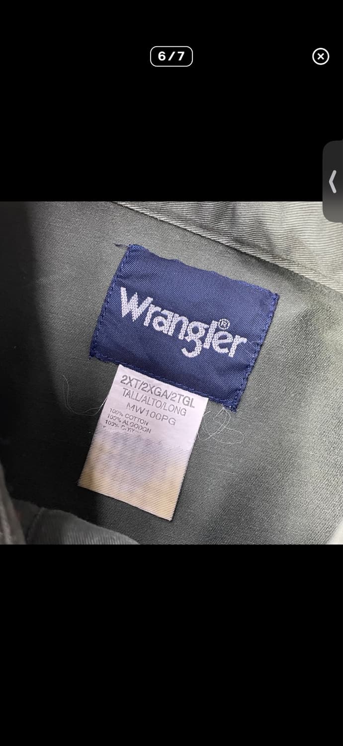 랭글러 웨스턴 셔츠 2xl 상품이미지6