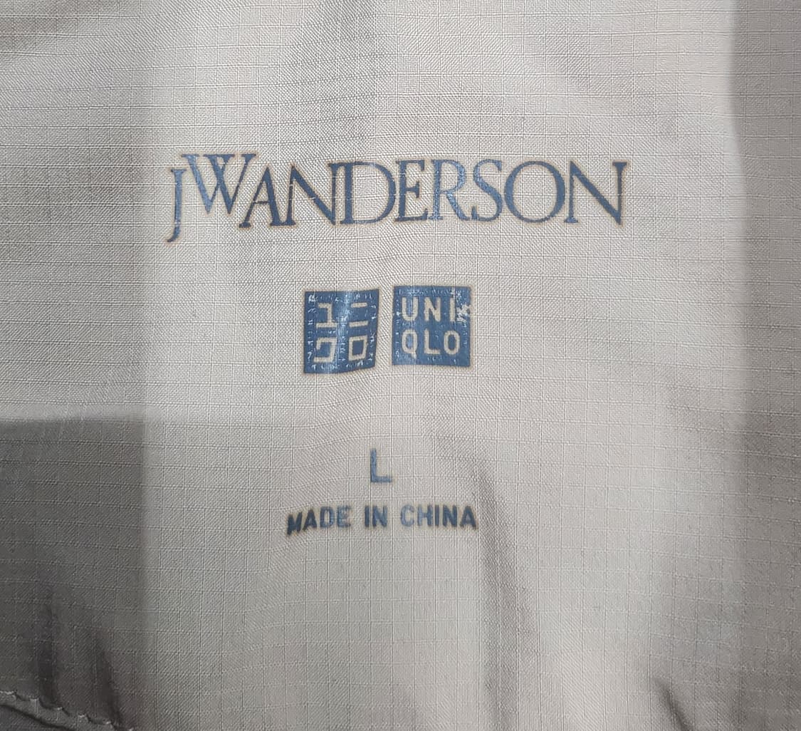 유니클로 X jw앤더슨 블록 아노락 바람막이 L 상품이미지5