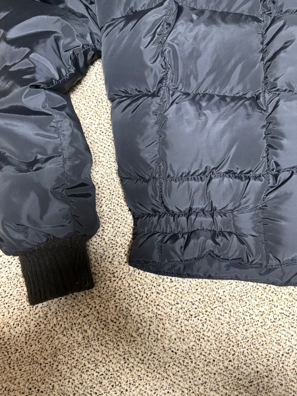 (L) tempco 템포 빈티지 다운자켓 블랙 상품이미지5