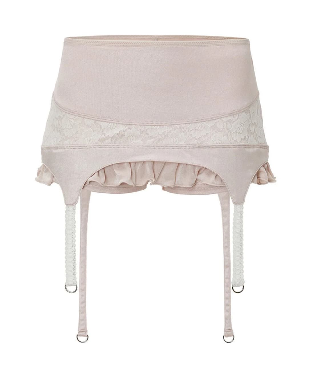 새상품) 쓰리타임즈 레이스 가터 스커트 핑크  상품이미지1