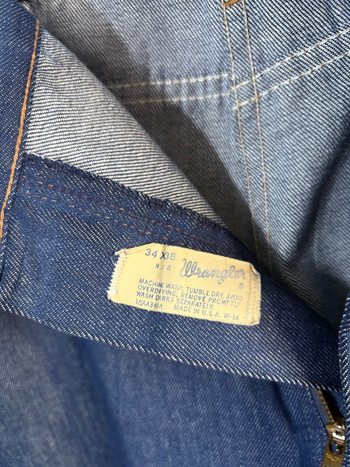 70-80‘s USA Wrangler Boot-Cut Denim pant 상품이미지4