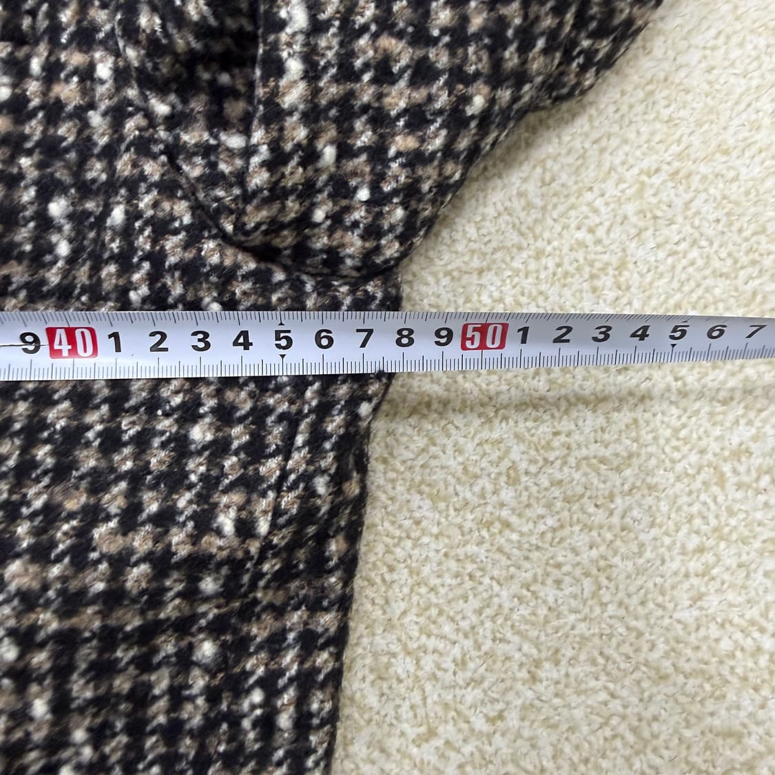 34 휴고보스 롱 체크 코트 0130T1 상품이미지5