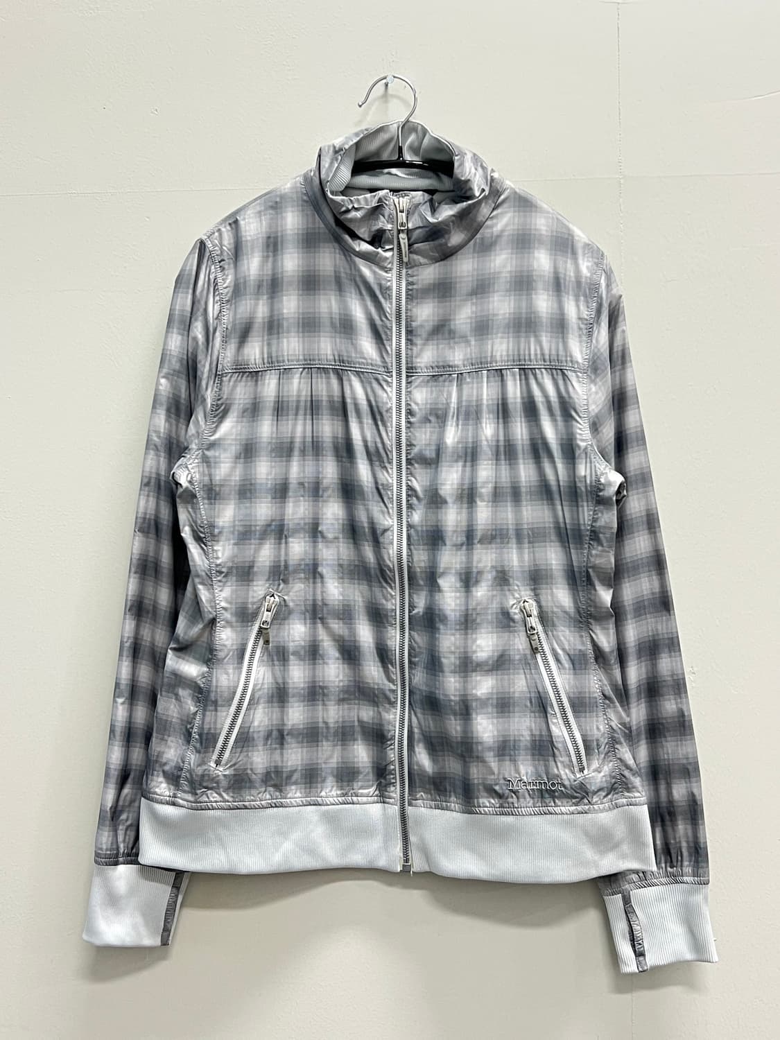 (M) 마모트 우먼스 체크패턴 우븐 자켓 상품이미지2