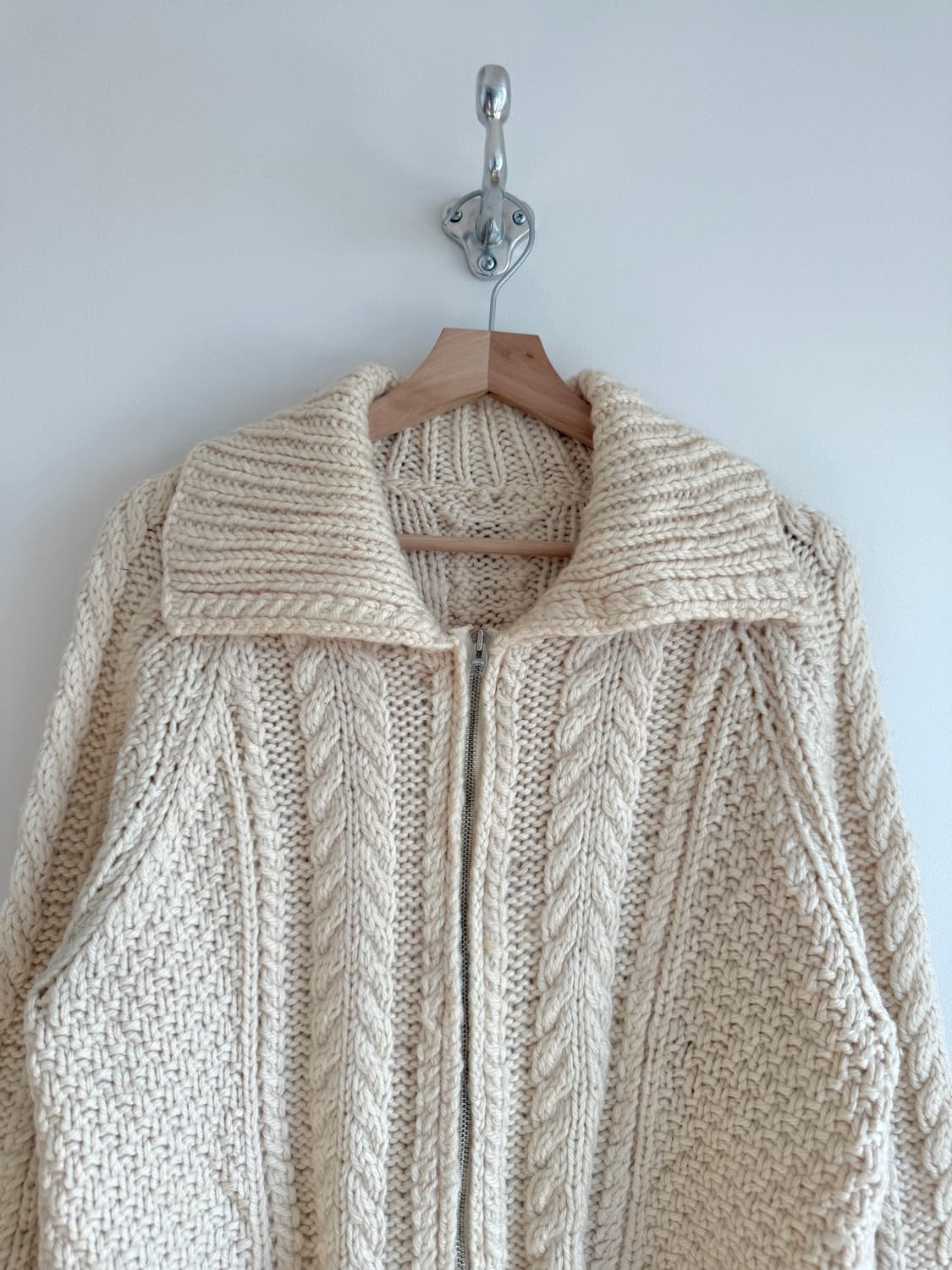 LIGHTNING ZIP 핸드메이드 집업니트 상품이미지2